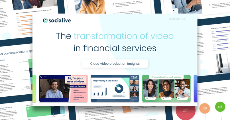 Report: The transformation of video in financial services